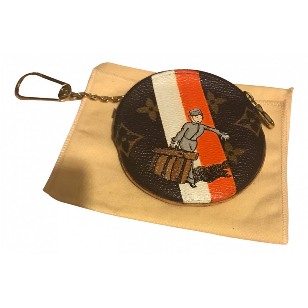 Louis Vuitton round rare coin purse